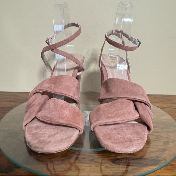 Inez Isabel Heels in Clay Pink Suede size 8.5 - Picture 7 of 16